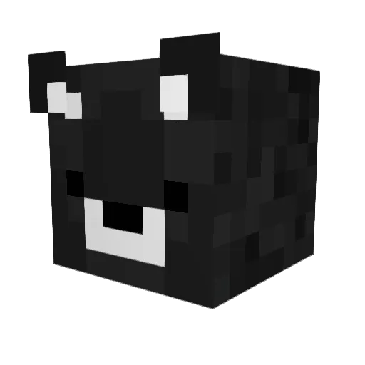 mikepuffs Minecraft avatar head, 3D render