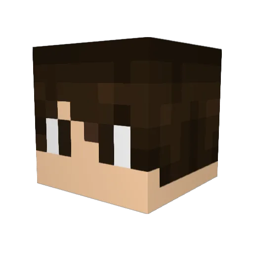 miker115 Minecraft avatar head, 3D render