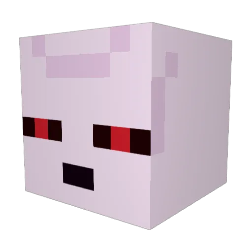mikershot Minecraft avatar head, 3D render