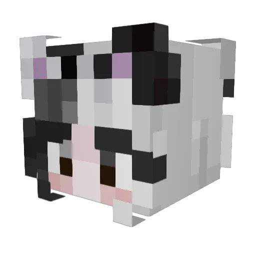 mikethete Minecraft avatar head, 3D render