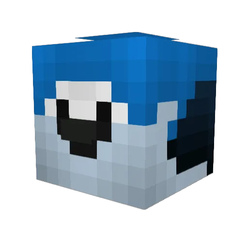 mikey123471 Minecraft avatar head, 3D render
