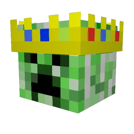mikey289 Minecraft avatar head, 3D render