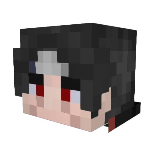 mikeybamf Minecraft avatar head, 3D render