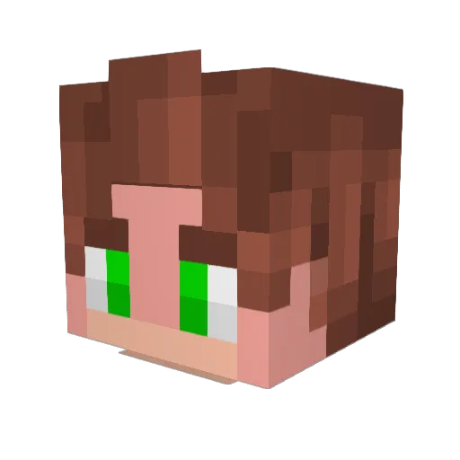 mikeyblue2 Minecraft avatar head, 3D render