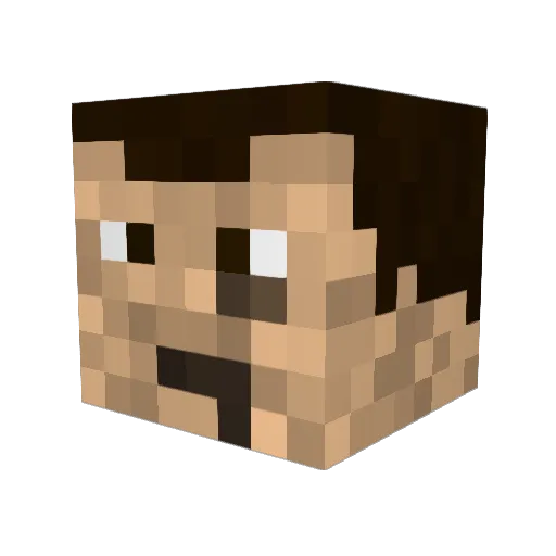 mikeyboy56 Minecraft avatar head, 3D render