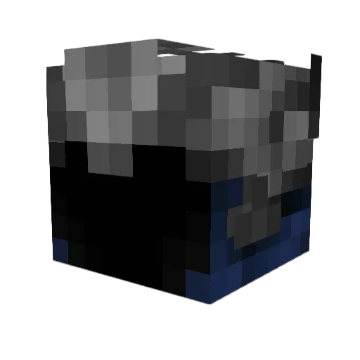 mikeytheking Minecraft avatar head, 3D render