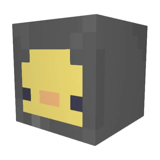 mikeyyyp Minecraft avatar head, 3D render