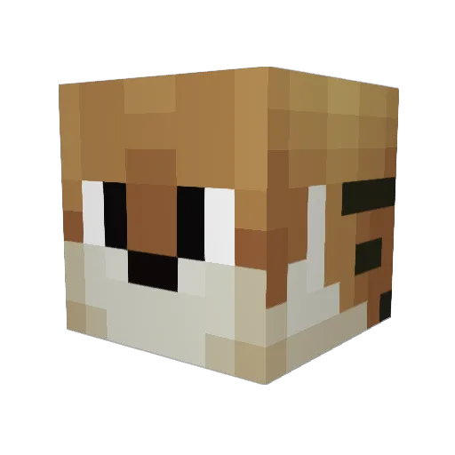 miki29004212 Minecraft avatar head, 3D render