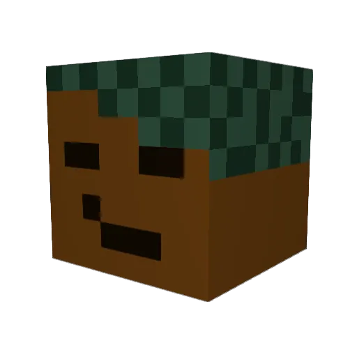 miki_28 Minecraft avatar head, 3D render