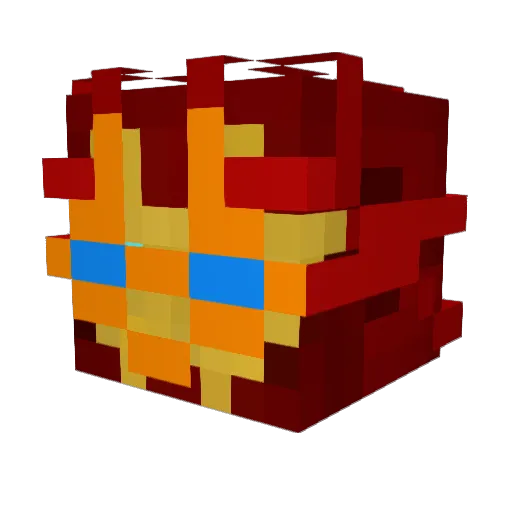 mikia64 Minecraft avatar head, 3D render