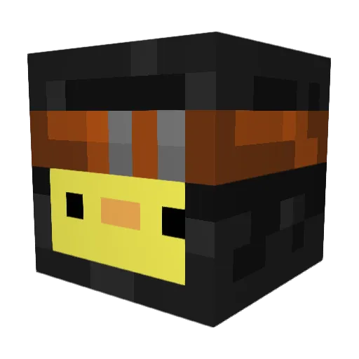 mikina098 Minecraft avatar head, 3D render