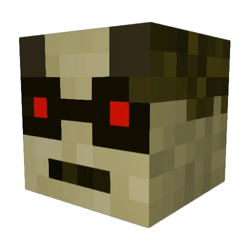 mikkat1234 Minecraft avatar head, 3D render