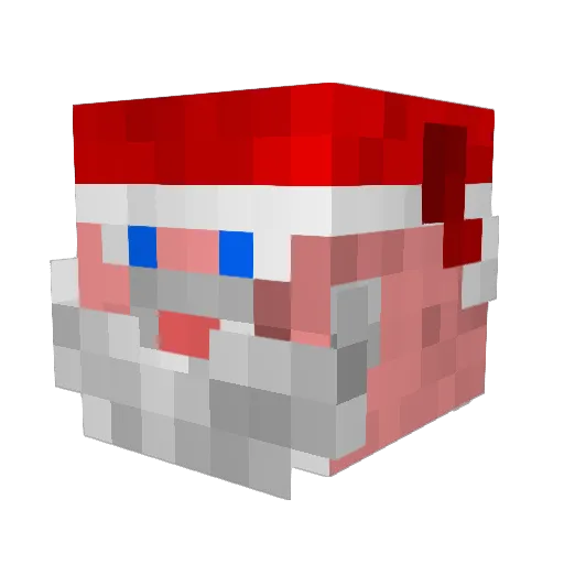 mikkelloga Minecraft avatar head, 3D render