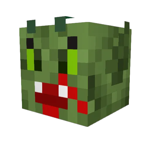 mikkelsmed Minecraft avatar head, 3D render