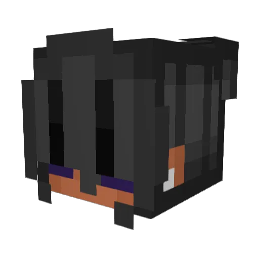 mikkelya Minecraft avatar head, 3D render
