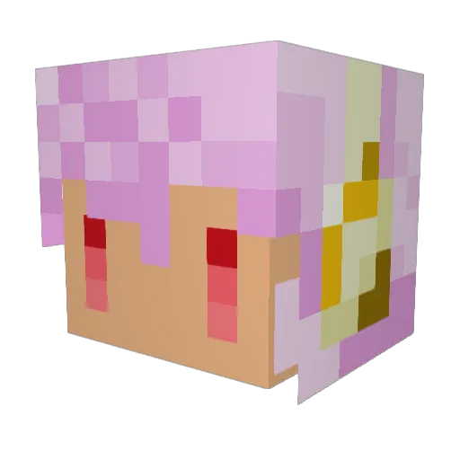 mikky1979 Minecraft avatar head, 3D render