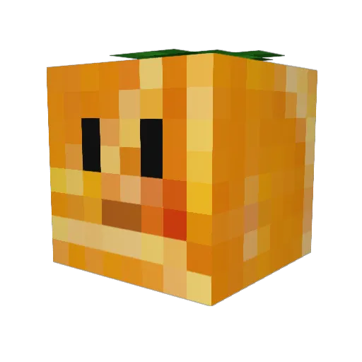 mikl Minecraft avatar head, 3D render