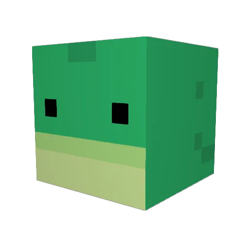 miknhoj Minecraft avatar head, 3D render