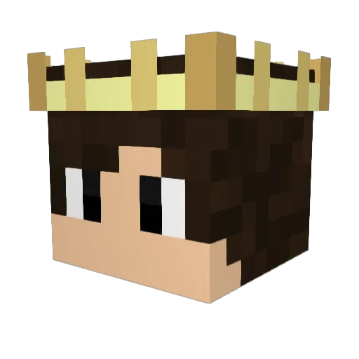 miko_fiko Minecraft avatar head, 3D render