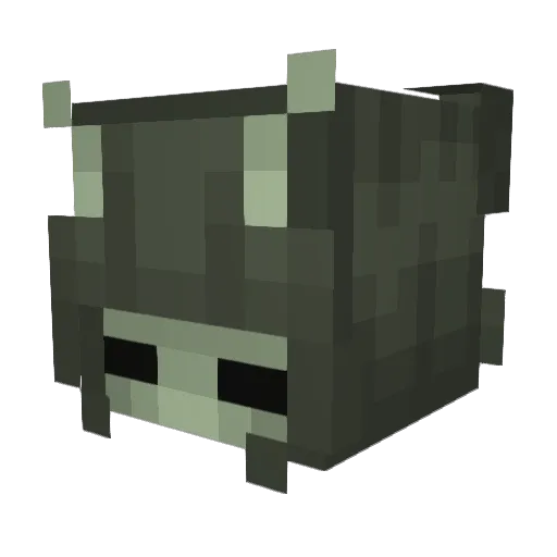 mikokat Minecraft avatar head, 3D render
