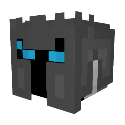 mikoloko01 Minecraft avatar head, 3D render