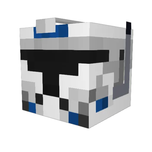 mikos56 Minecraft avatar head, 3D render