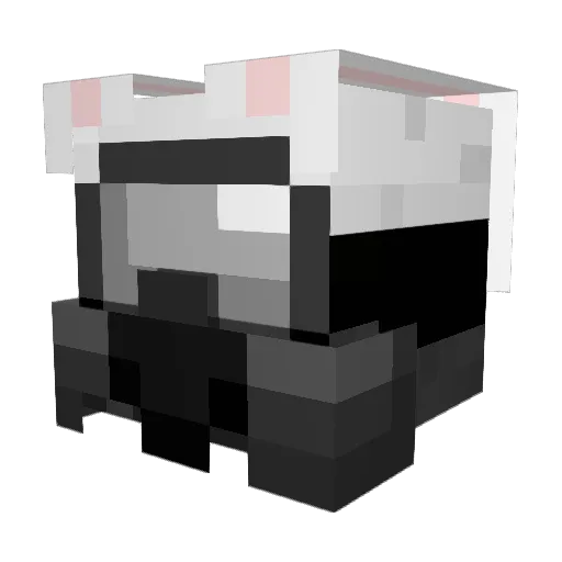mikstar12 Minecraft avatar head, 3D render