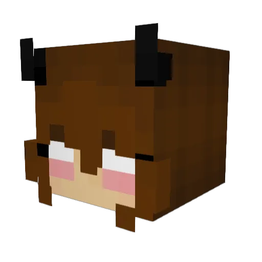 miktoast Minecraft avatar head, 3D render