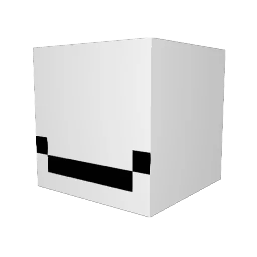 mikukel Minecraft avatar head, 3D render
