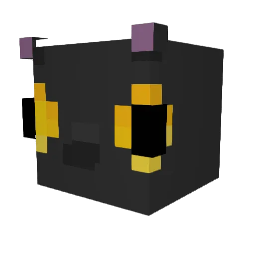 mikuskion Minecraft avatar head, 3D render