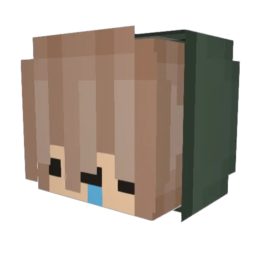 mila_najly Minecraft avatar head, 3D render