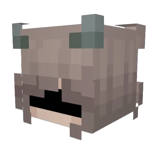 milahhh Minecraft avatar head, 3D render