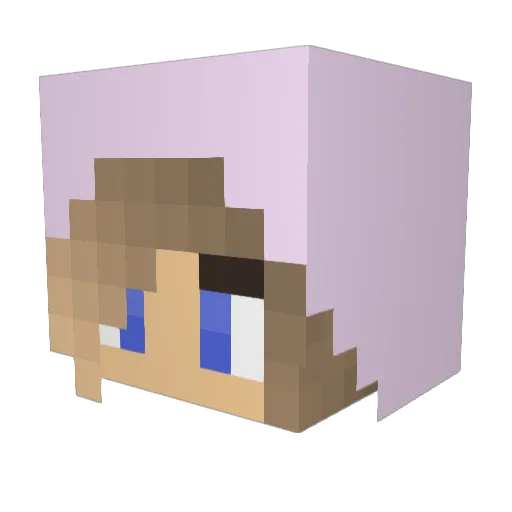 milanekONvape Minecraft avatar head, 3D render