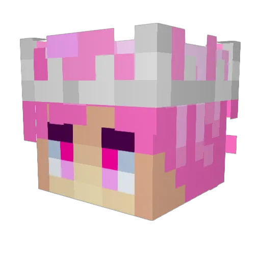 milanesa_007 Minecraft avatar head, 3D render