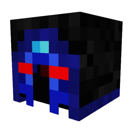 milanjongbloe Minecraft avatar head, 3D render