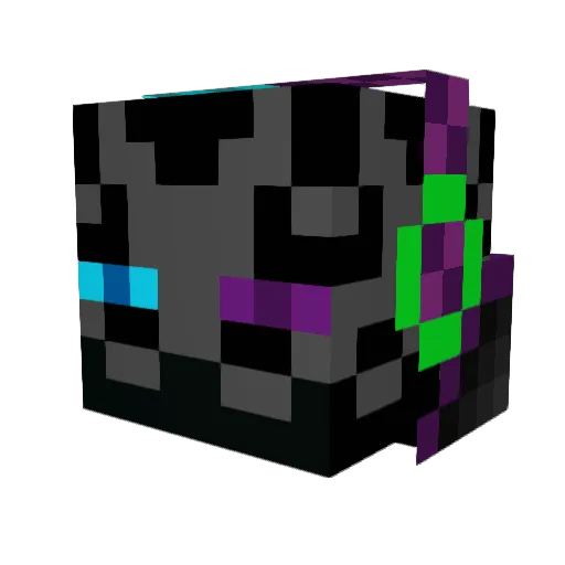 milano_10009 Minecraft avatar head, 3D render