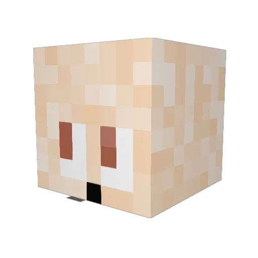 milanovic55 Minecraft avatar head, 3D render