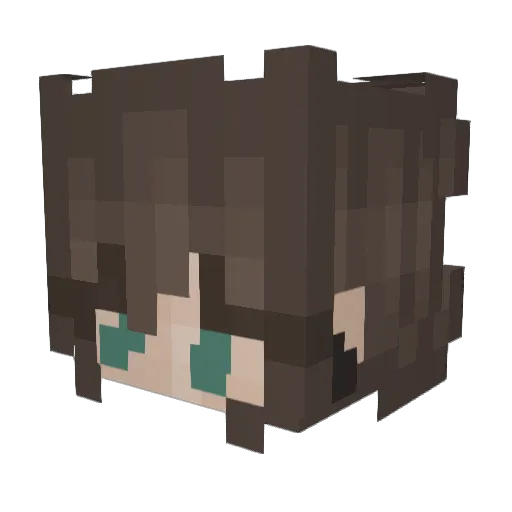 milato79 Minecraft avatar head, 3D render