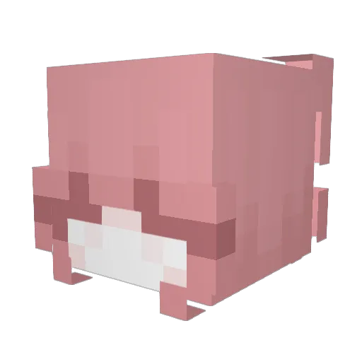 milayz Minecraft avatar head, 3D render