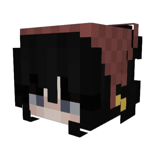 mildagxny Minecraft avatar head, 3D render