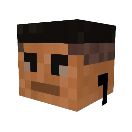 milek99 Minecraft avatar head, 3D render