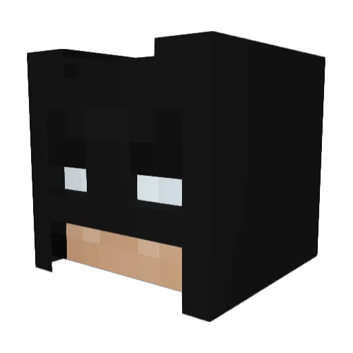 mileniumfalcon Minecraft avatar head, 3D render