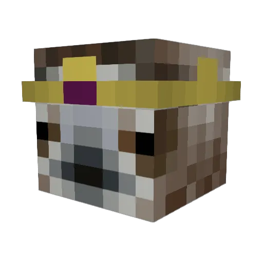 miles345 Minecraft avatar head, 3D render