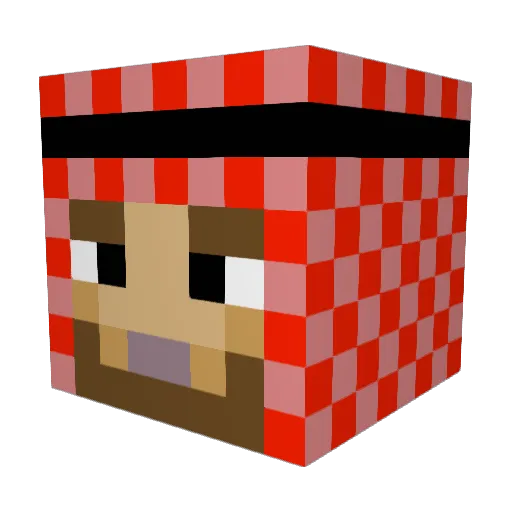 milesgaming1 Minecraft avatar head, 3D render
