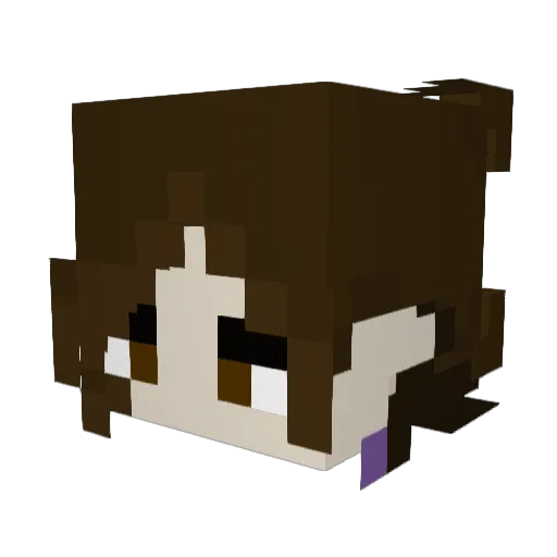 mileslmao Minecraft avatar head, 3D render