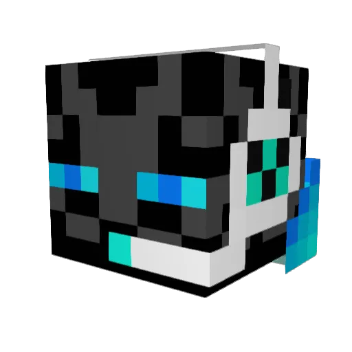 milesmonk Minecraft avatar head, 3D render