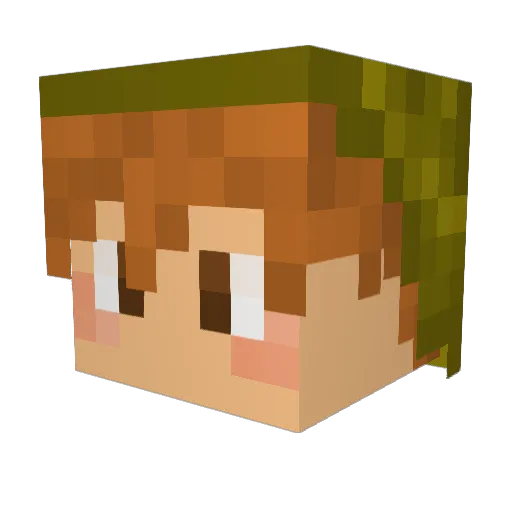 milesnsmiles Minecraft avatar head, 3D render