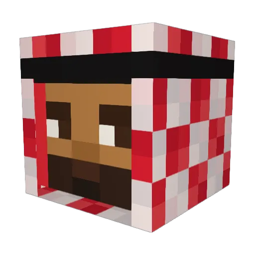 milezz18918 Minecraft avatar head, 3D render