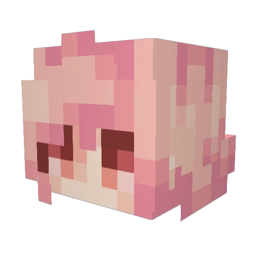 milho_kk Minecraft avatar head, 3D render