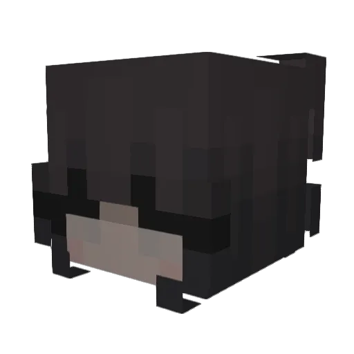 milicia Minecraft avatar head, 3D render